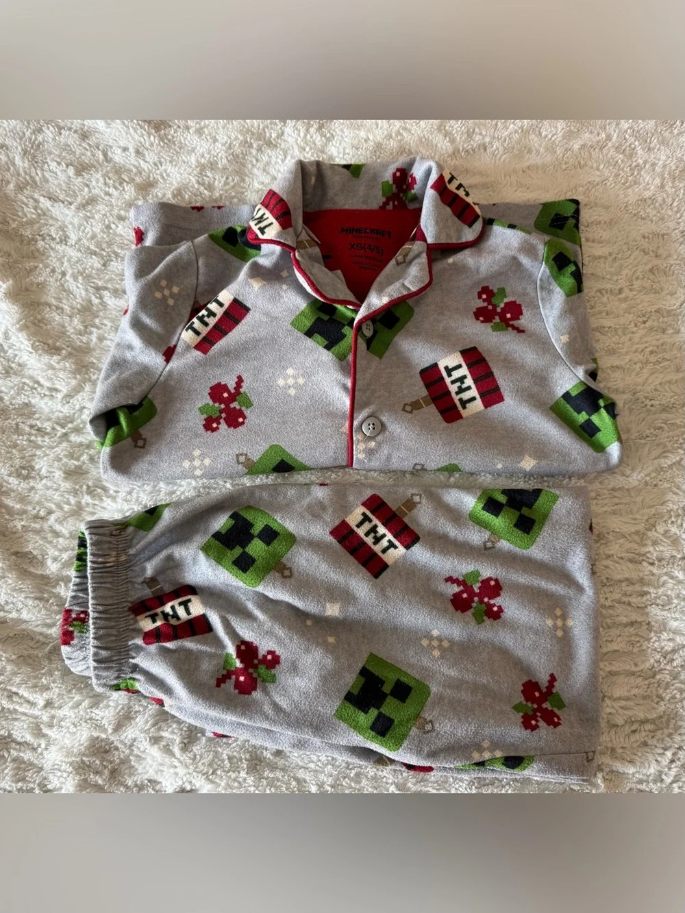 Boys Minecraft Pajama Set